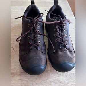Keen Men's Dark Brown Leather Boots